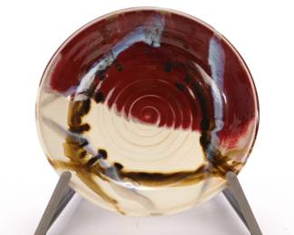 art pottery charger