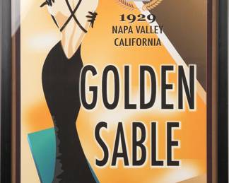 Advertising Serigraph Poster