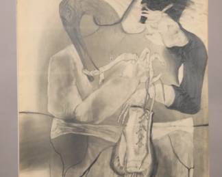 Graphite on Paper surrealist drawing
