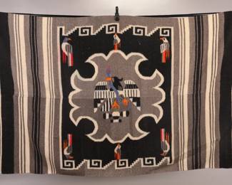 Native American woven wool blanket