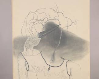Graphite on paper Surrealism drawing