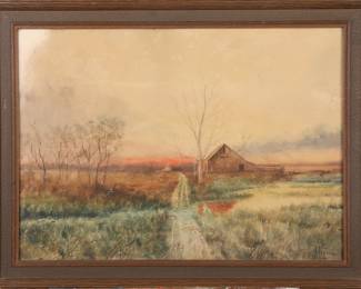 Arthur Hazard watercolor painting
