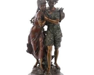 Auguste Moreau bronze sculpture
