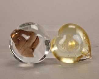 Art glass paperweights