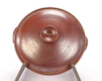 art pottery- lidded casserole