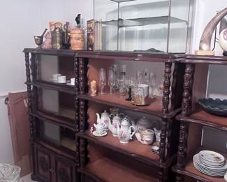 Vintage display cases