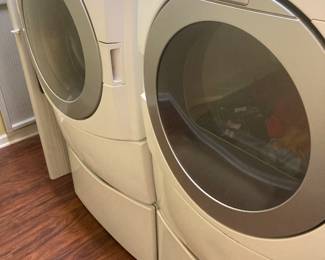 Maytag front loading washer and dryer