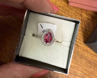 14K Ruby Diamond Ring