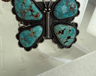 Signed Navajo Cuff Bracelet