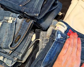 Lots of Designer Jeans including Mother, L'AGENCE, Area & More