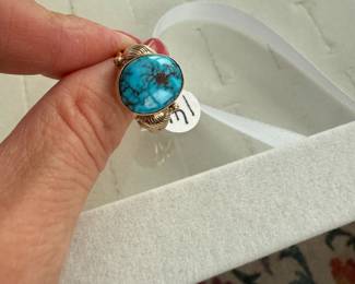 14K Turquoise Ring