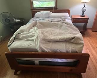 Please excuse the unmade bed, we forgot to take a photo after we prettied it up.