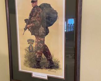 One of two James Dietz LE signed prints. 