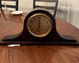 1920's Seth Thomas "Oxford" Westminster Chime Tambour Mantel Clock