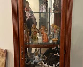 Victorian style lighted Curio Cabinet