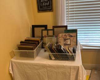 Empty, unused picture frames