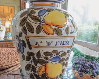 Hand painted Italian pottery