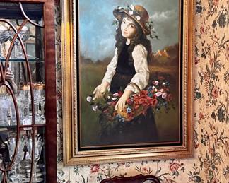 Oil and canvas art