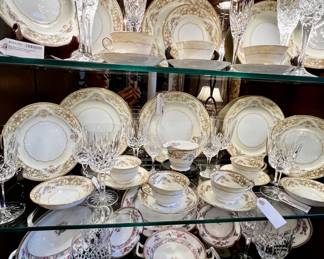 Fine China and cut crystal