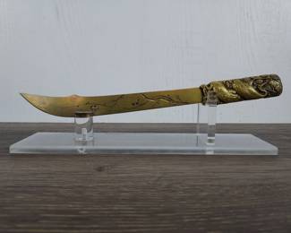 Lot 716: Japanese Brass Letter Opener