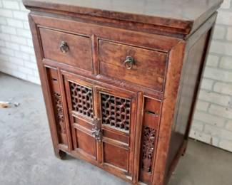 Lot 847: Solid Wood Chinese Altar Cabinet