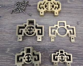 Lot 814: Lot of 30 Brass Picture Frame Hangers