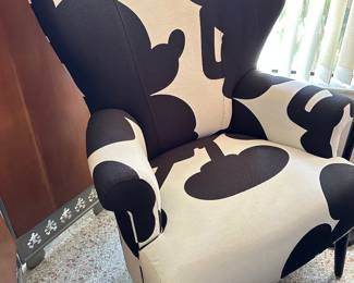 Fabric Mickey Mouse chair