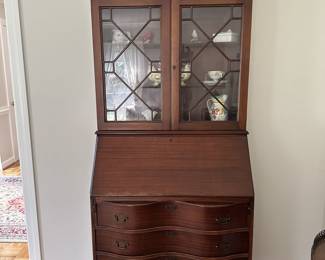 Secretary desk cabinet
