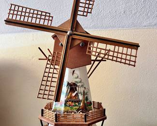 Vintage Dutch Windmill