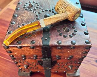 Vintage studded box