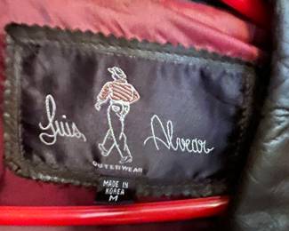 Luis Alvear Leather Jacket