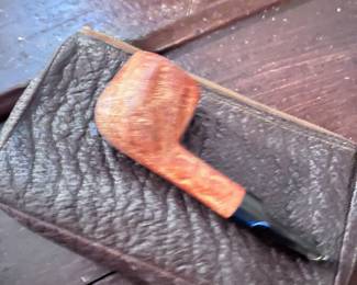 Vintage Pipe and bag