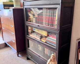 3 Sectional Barrister Bookcase with more books