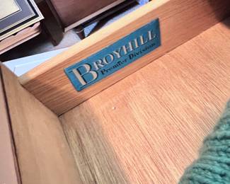 Broyhill Bedroom set including bed, chest of drawers and dresser with mirror