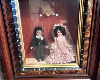 Vintage Bride Groom Dolls