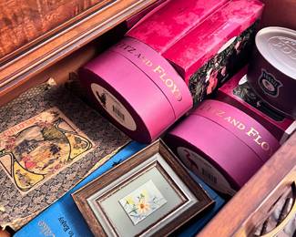 Drawers are loaded - we are busy discovering. Fitz and Floyd