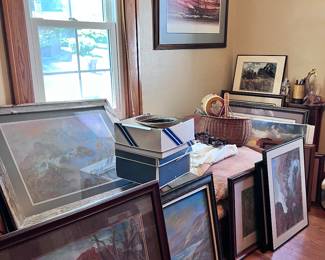 So many framed artwork - prints, photographs & oils