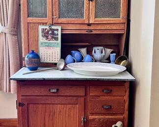 Antique Kitchen Hutch Cabinet Possibly Hoosier