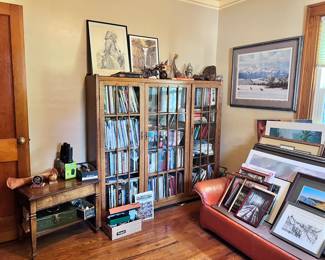 Room of books and art! Owner was a local photographer and artist himself