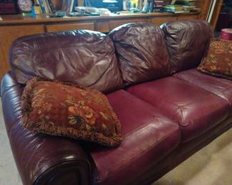 Leather sofa