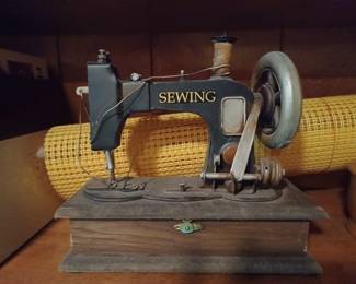Cute sewing trinket box.