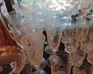 Vintage glassware