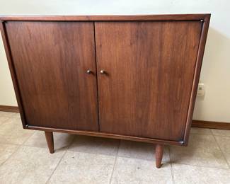 MCM Walnut Media Cabinet