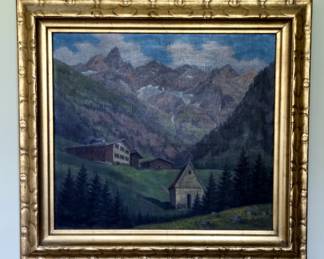 Oil Painting by Werz 1923