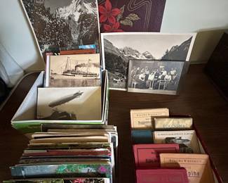 Vintage postcards, many from Germany 