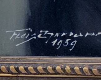 1959 German Painter Signature