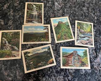 Miniature smoky Mountain postcards