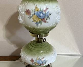 19. Green Hurricane Lamp