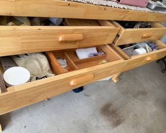 34. Workbench w/vice 63” W x 34”H x 21” D
