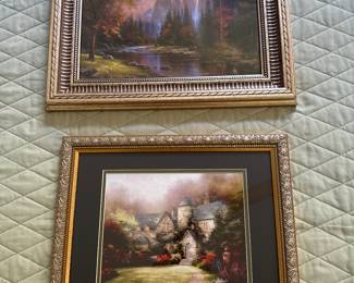 A room full of various wall decor in different sizes; a shelf or two full of picture frames - all shapes and sizes - many are new!